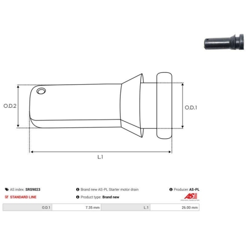 AS-PL Reparatursatz, Starter AS SRS9023