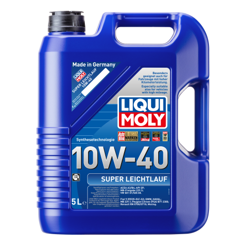 LIQUI MOLY Motor&ouml;l Super Leichtlauf 10W-40 15 Liter Set Satz 3x5 Liter Kanister