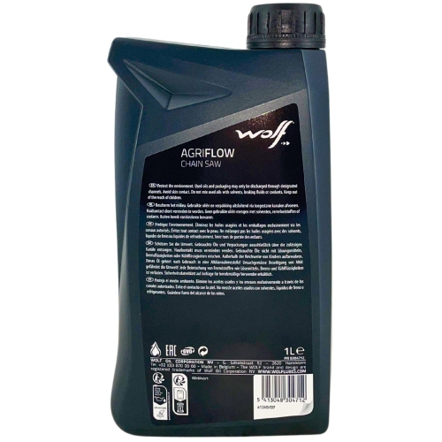 Wolf Ketten&ouml;l AgriFlow Chain Saw 1 Liter Flasche 8304712