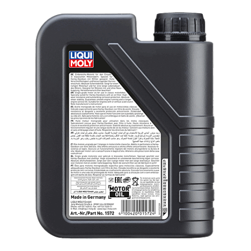 Motor&ouml;l LIQUI MOLY 1572 Motorbike HD-Classic SAE 50 Street Mineralisch 1 Liter