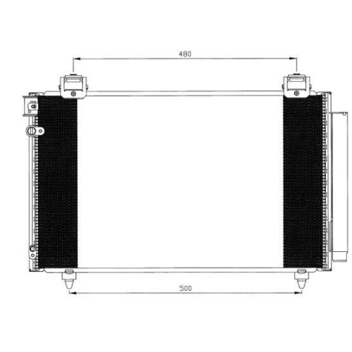 WAECO Kondensator, Klimaanlage 8880400376