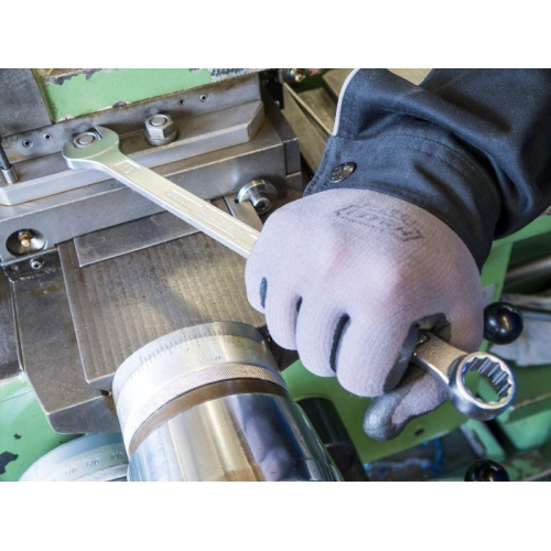 HAZET Ring-Maulschlüssel extralang Außen Doppelsechskant SW 32 mm 600LG-32