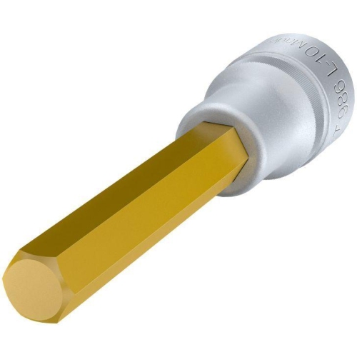 HAZET Schraubendreher Steckschl&uuml;sseleinsatz 1/2 Zoll Innen-6k. SW 10 mm 986L-10