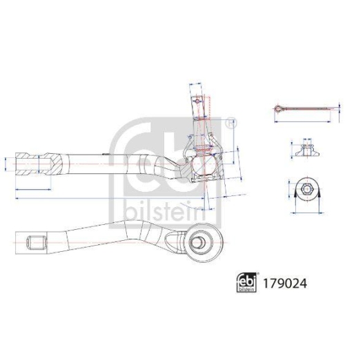 FEBI BILSTEIN Spurstangenkopf 179024