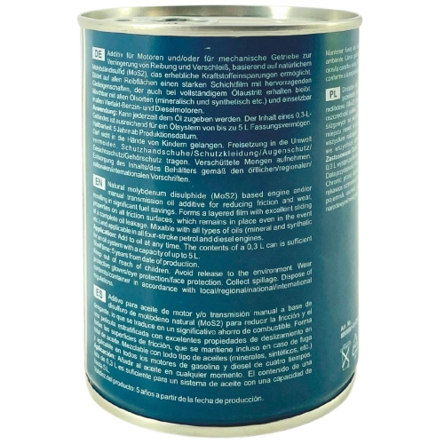 Mannol Molibden Additive Motor&ouml;l und Schaltgetriebe&ouml;l Additiv 300ml MN9991-030ME