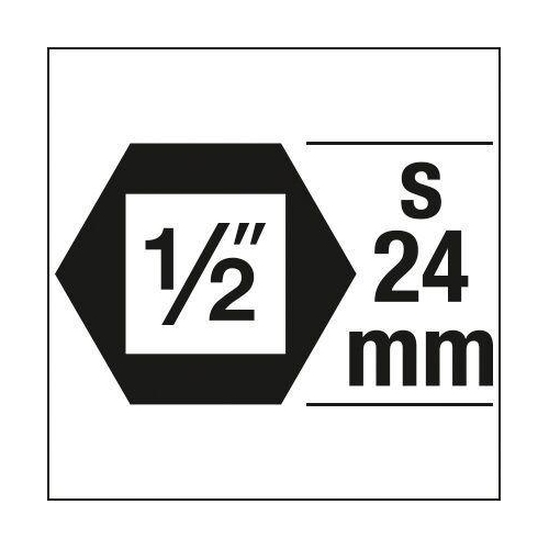 HAZET Schraubendreher Steckschl&uuml;sseleinsatz 1/2 Zoll Innen-6k. 11tlg 985S-11