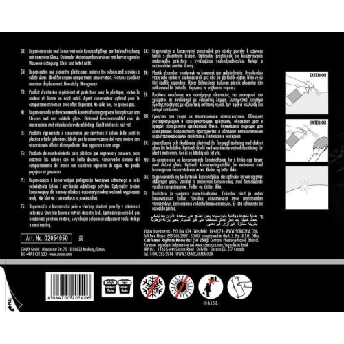 SONAX PROFILINE PlasticCare, Kunststoffpflegemittel 1 Liter 1L 02054050