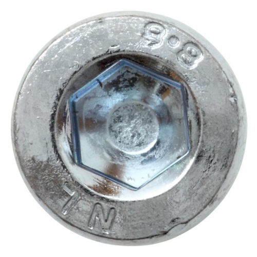 100 St&uuml;ck Gewindeschrauben 8.8 IS Zylinderkopf, verzinkt, DIN 912 6 X 10 SWG