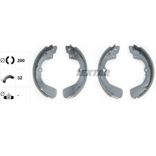 TEXTAR Bremsbackensatz 91039001