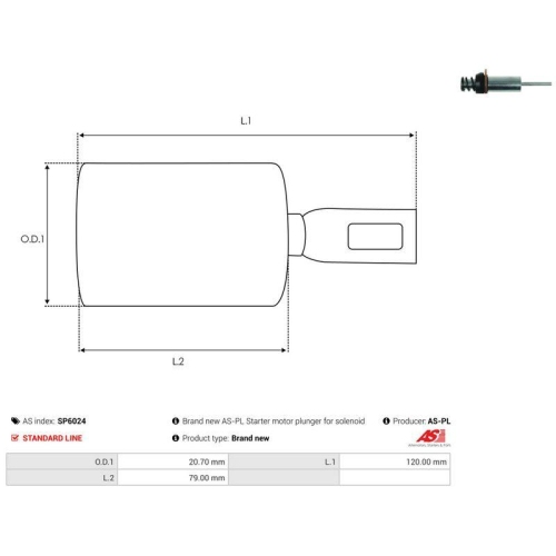 AS-PL Reparatursatz, Starter AS SP6024