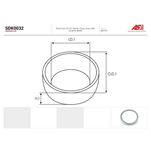 AS-PL Reparatursatz, Starter AS SDK0032
