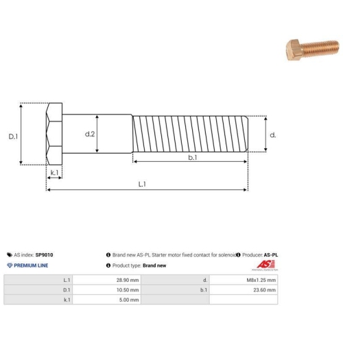 AS-PL Reparatursatz, Starter AS SP9010