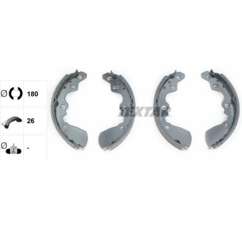 TEXTAR Bremsbackensatz 91042600