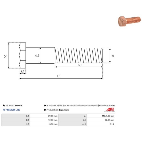 AS-PL Reparatursatz, Starter AS SP9012