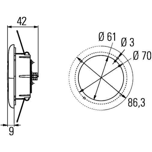 HELLA Innenraumleuchte 2JA 343 790-411