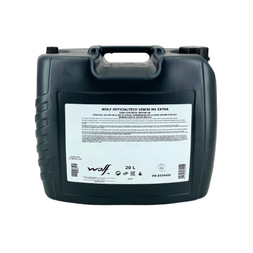 Motor&ouml;l Motoren&ouml;l Wolf OfficialTech 10W-30 MS Extra 20 Liter Kanister 8334450