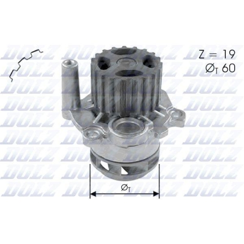 DOLZ Wasserpumpe, Motorkühlung