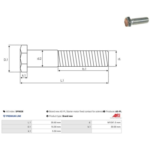 AS-PL Reparatursatz, Starter AS SP9028