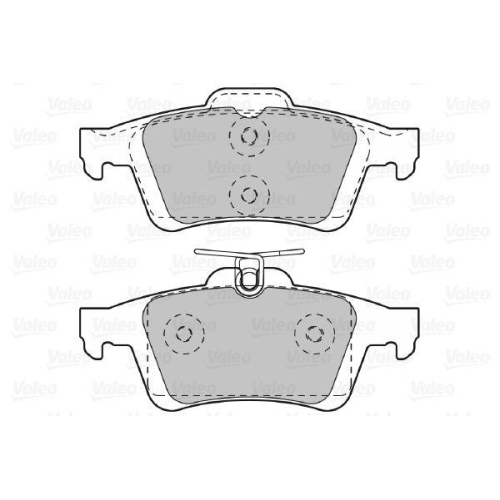 VALEO Bremsbelagsatz, Scheibenbremse 601044