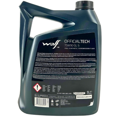 Getriebe&ouml;l Wolf OfficialTech 75W-90 GL 5 - 5 Liter Kanister 8333262