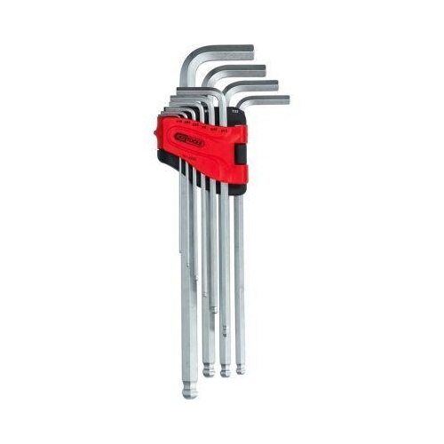 Kugelkopf-Innensechskant-Winkelstiftschl&uuml;ssel-Satz,XL,10-tlg, Zoll KS TOOLS