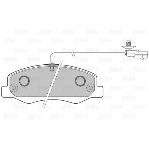 VALEO Bremsbelagsatz, Scheibenbremse 601152