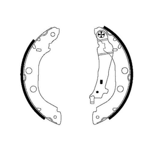 TEXTAR Bremsbackensatz 91052700
