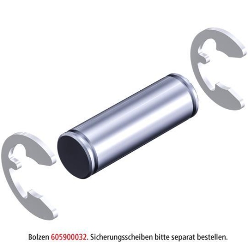 Bolzen Durchmesser 8 &times; 28 mm, f&uuml;r Lagerschuh zur Bordwandhebehilfe 3.0 Suer
