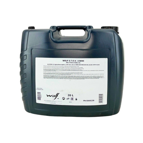 Motor&ouml;l Motoren&ouml;l Wolf STOU 15W-40 20 Liter Kanister 8308239