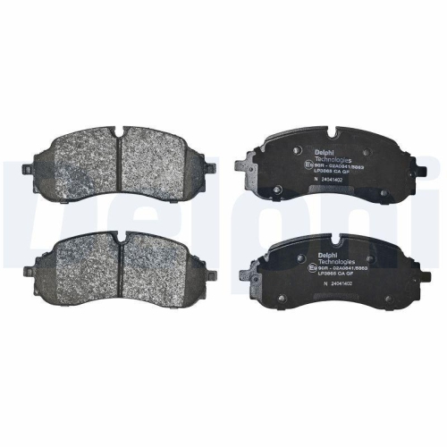 DELPHI Bremsbelagsatz, Scheibenbremse
