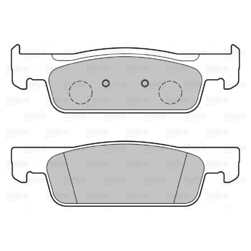 VALEO Bremsbelagsatz, Scheibenbremse 601345
