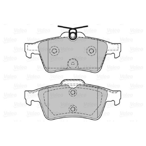 VALEO Bremsbelagsatz, Scheibenbremse 601358