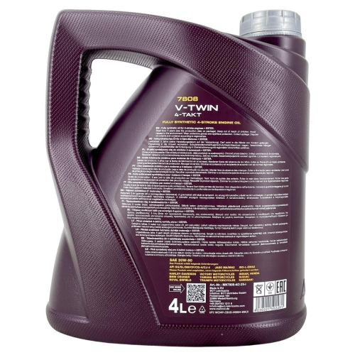 Motor&ouml;l Motoren&ouml;l Mannol V-Twin 4-Takt 20W-50 4 Liter Kanister MN7808-4