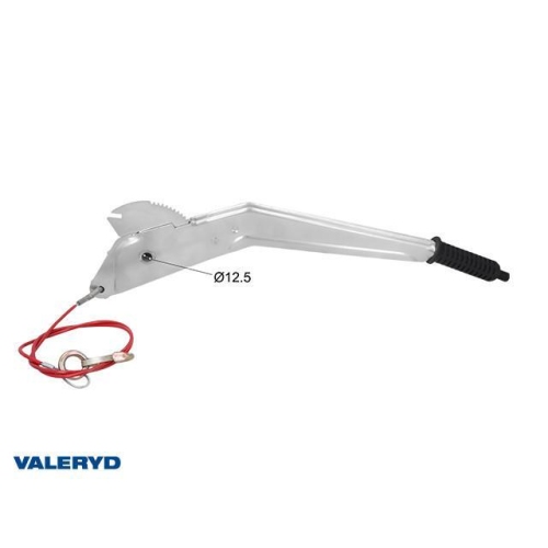 Handbremshebel mit Abrei&szlig;seil Peitz PAV/SR 0,7/1,3/2,0/2,7 X=39mm Anh&auml;nger