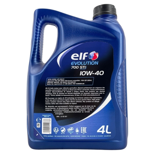 Motor&ouml;l Motoren&ouml;l Elf Evolution 700 STI 10W-40 - 4 Liter Kanister 214120