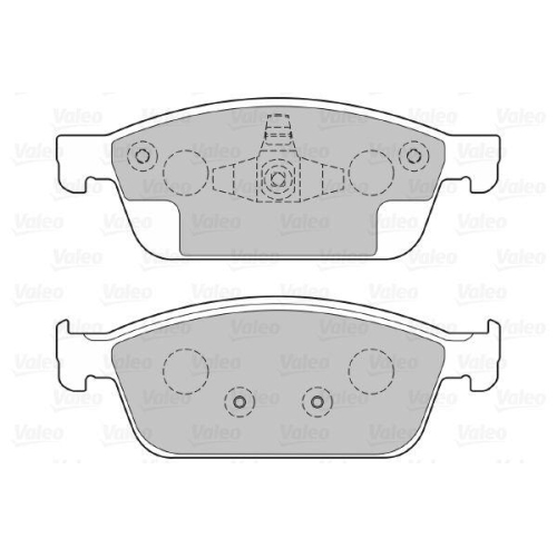 VALEO Bremsbelagsatz, Scheibenbremse 601373