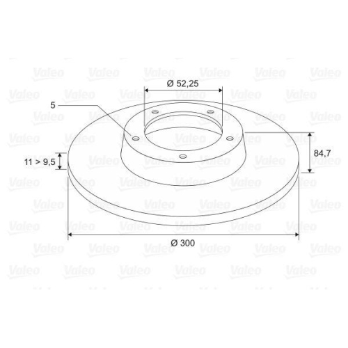 VALEO Bremsscheibe 197310