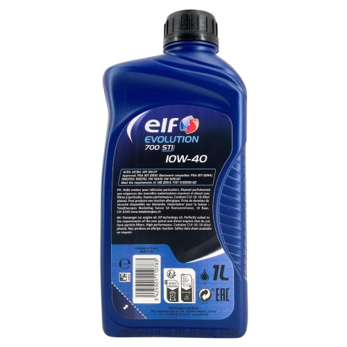 Motor&ouml;l Motoren&ouml;l Elf Evolution 700 STI 10W-40 - 1 Liter Flasche 214125