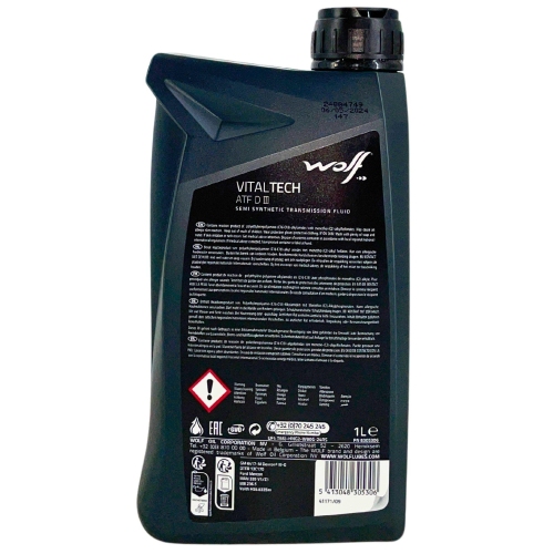 Automatikgetriebe&ouml;l Wolf Vitaltech ATF D III - 1 Liter Flasche 8305306