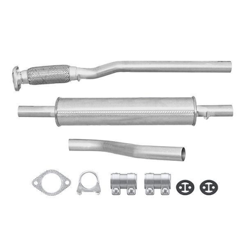 HELLA Mittelschalld&auml;mpfer Easy2Fit &ndash; PARTNERED with Faurecia 8LC 366 023-791