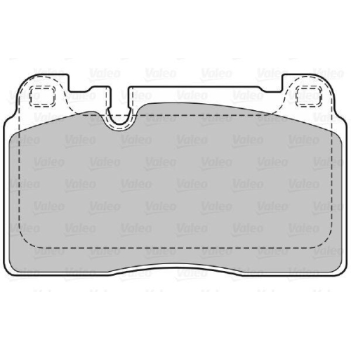 VALEO Bremsbelagsatz, Scheibenbremse 601467