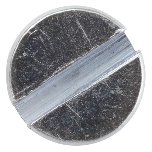 Nummernschildschraube komplett montiert, mit Abdeckkappe wei&szlig; M5 x 20, 50 St&uuml;ck