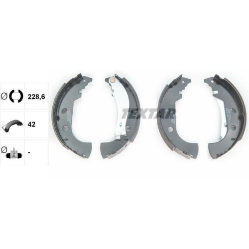TEXTAR Bremsbackensatz 91053100