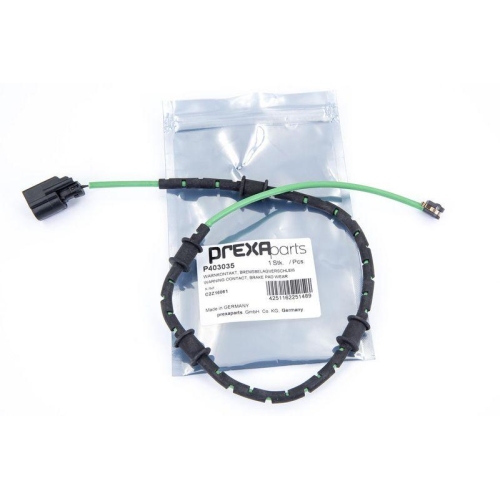 PREXAparts Warnkontakt, Bremsbelagverschlei&szlig; P403035