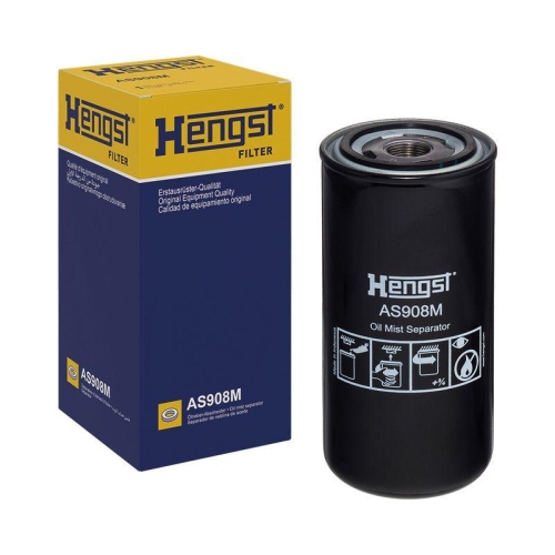 HENGST FILTER Filter, Kurbelgeh&auml;useentl&uuml;ftung AS908M