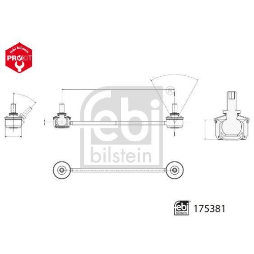 FEBI BILSTEIN Stange/Strebe, Stabilisator ProKit 175381