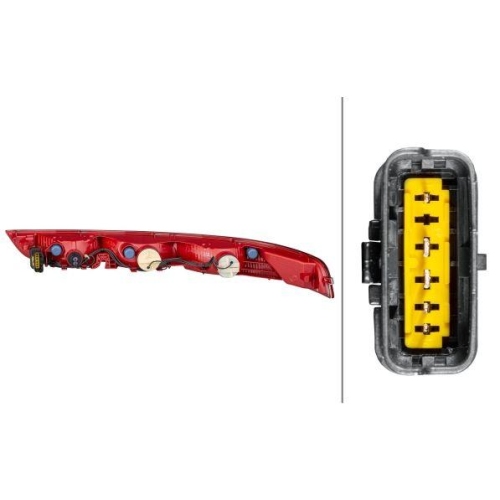 HELLA Heckleuchte 2VA 013 124-111