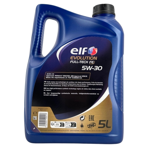 Motor&ouml;l Motoren&ouml;l Elf Evolution Fulltech FE 5W-30 - 5 Liter Kanister 213935
