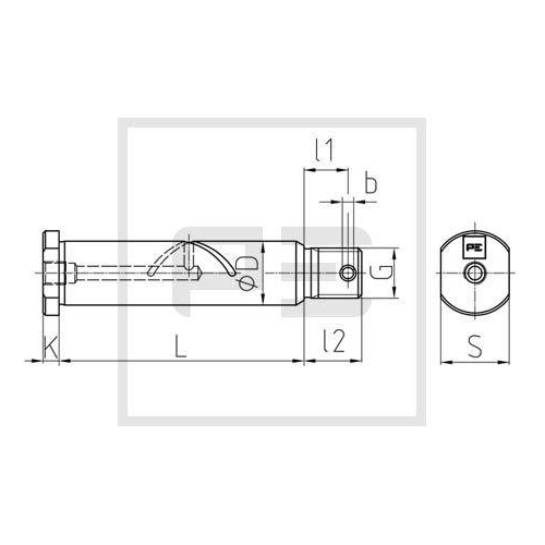 PE Automotive Federbolzen 074.364-00A