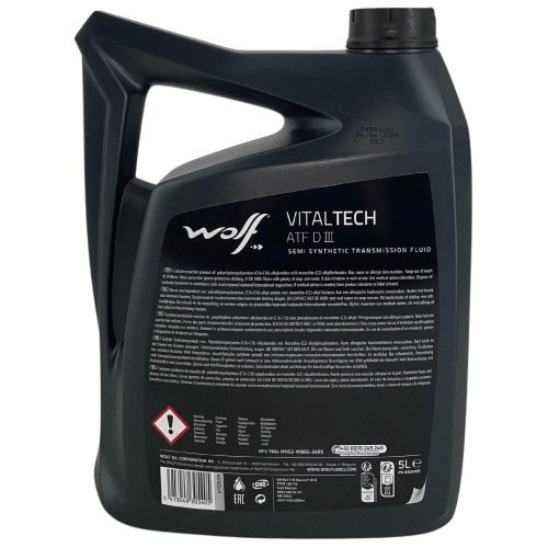 Automatikgetriebe&ouml;l Wolf Vitaltech ATF D III - 5 LiterKanister 8305405